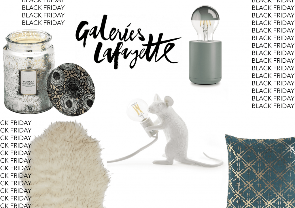 galerie lafayette black friday deco